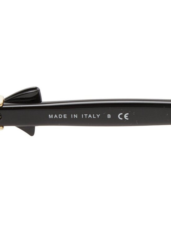 Chanel CC Logo Ribbon Motif Sunglasses Eyewear Black Acetate main image 6
